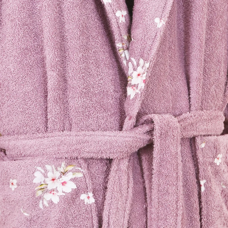 Rose Cotton Bathrobe