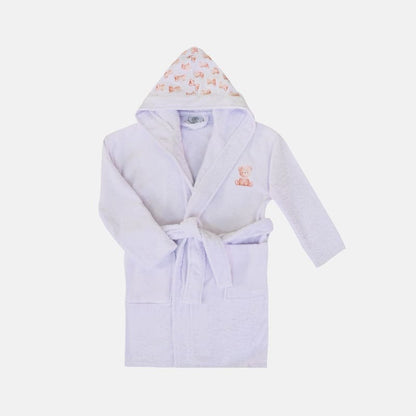 Kids Printed Hooded Bathrobe