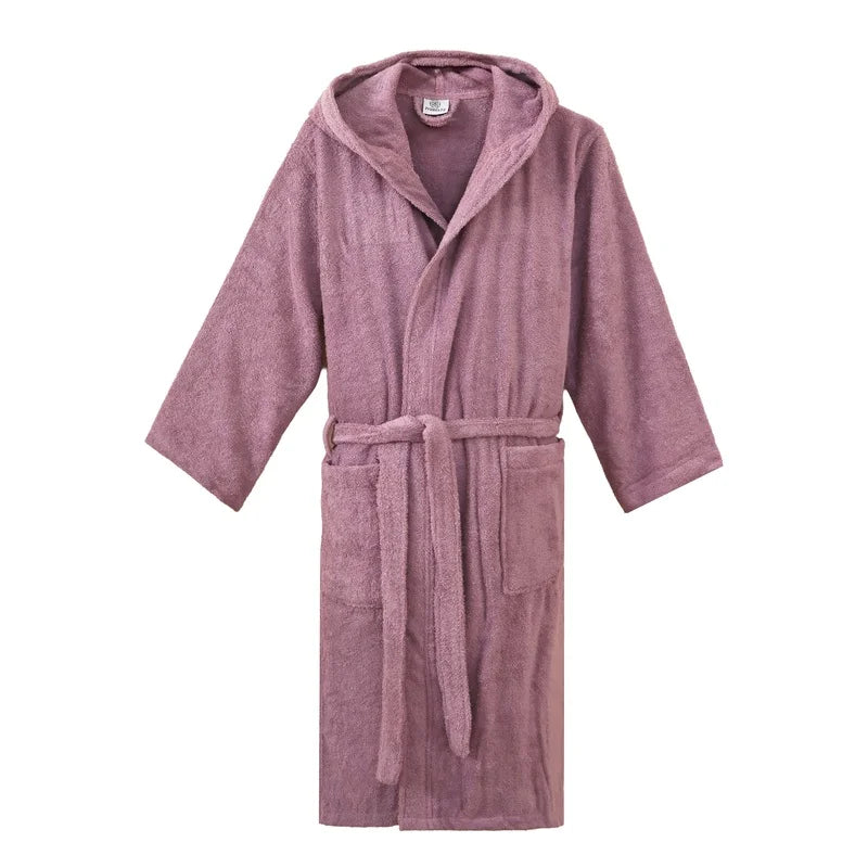 Luxury Hooded Cotton Bathrobe
