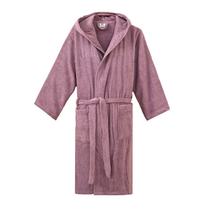 Luxury Hooded Cotton Bathrobe