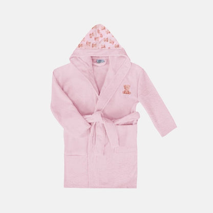 Kids Printed Hooded Bathrobe