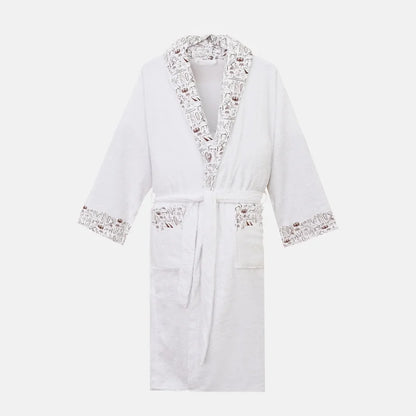 Egyptian Printed Cotton Bathrobe