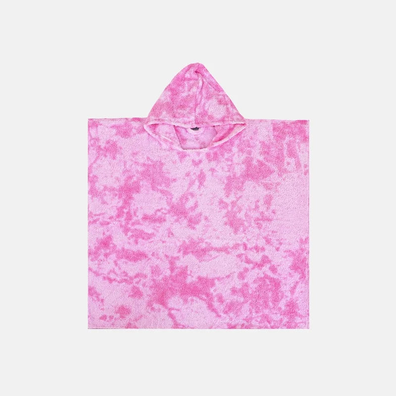 Kids Tie-Dye Hooded Poncho Towel