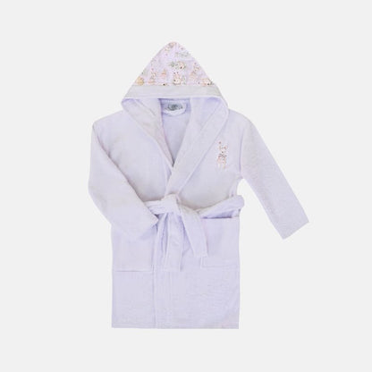 Kids Printed Hooded Bathrobe