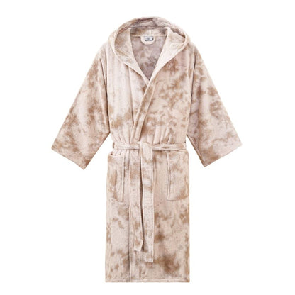 Tie-Die Cotton Bathrobe