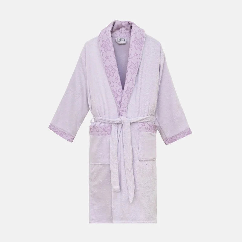 Premium Dantel Printed Cotton Bathrobe