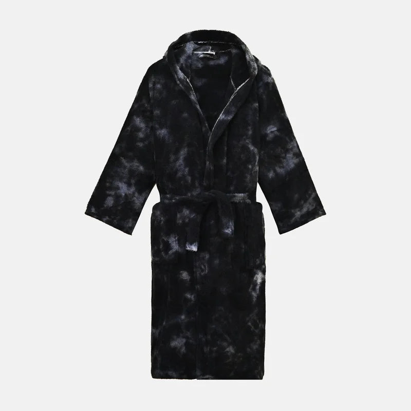 Tie-Die Cotton Bathrobe