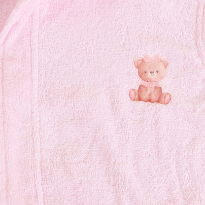 Kids Printed Hooded Bathrobe