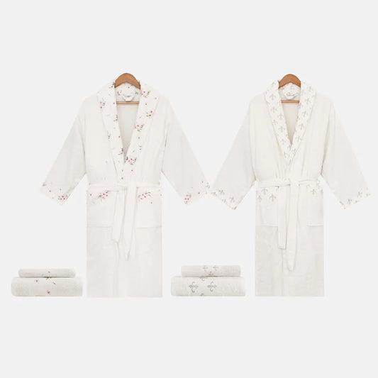 Premium Second Bathrobe and Towel Set (6 Pieces)