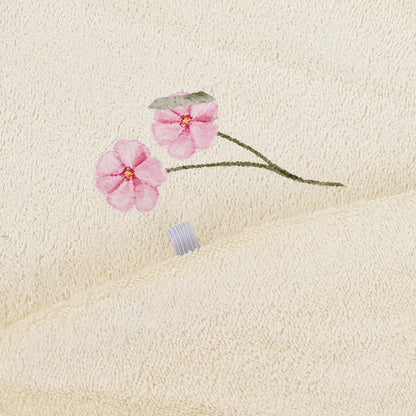 Women’s Bath Wrap Towel - Floral Side Style