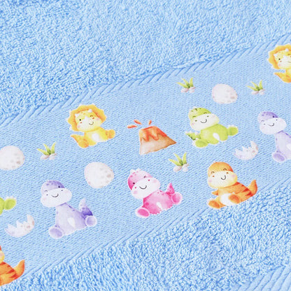 Kids Boy Bath & School Towel Set – 6 Pieces (30 × 50 cm)