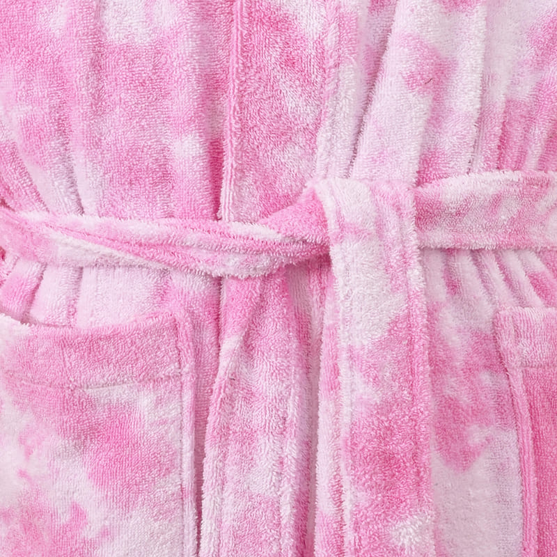 Tie-Die Cotton Bathrobe