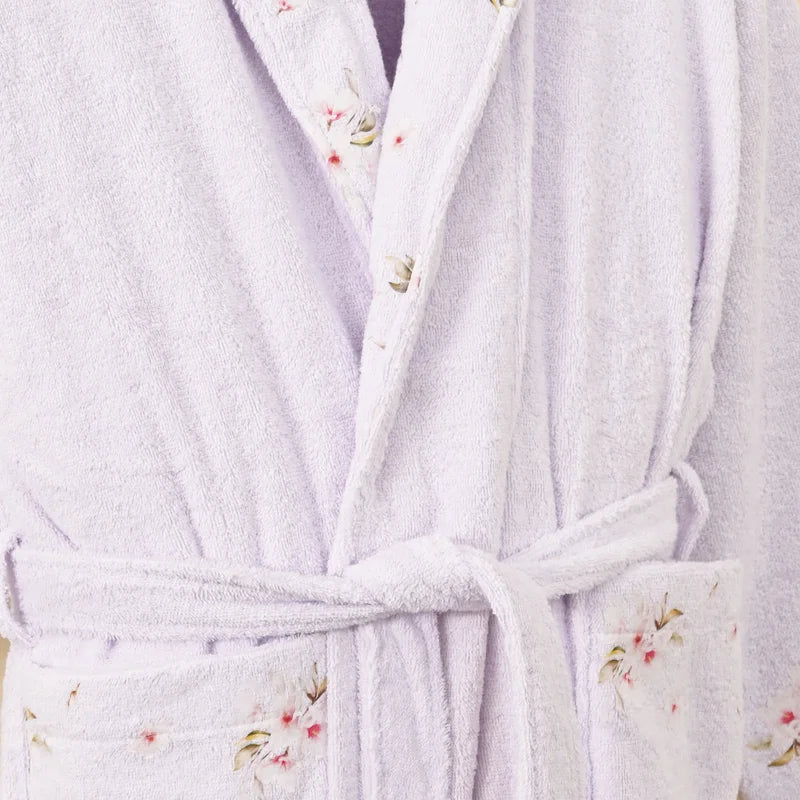 Rose Cotton Bathrobe