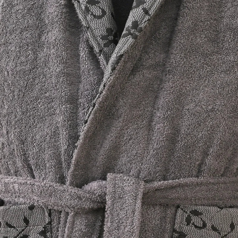 Premium Dantel Printed Cotton Bathrobe