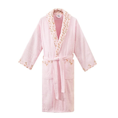 Fall Style Printed Cotton Bathrobe
