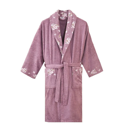 Rose Cotton Bathrobe