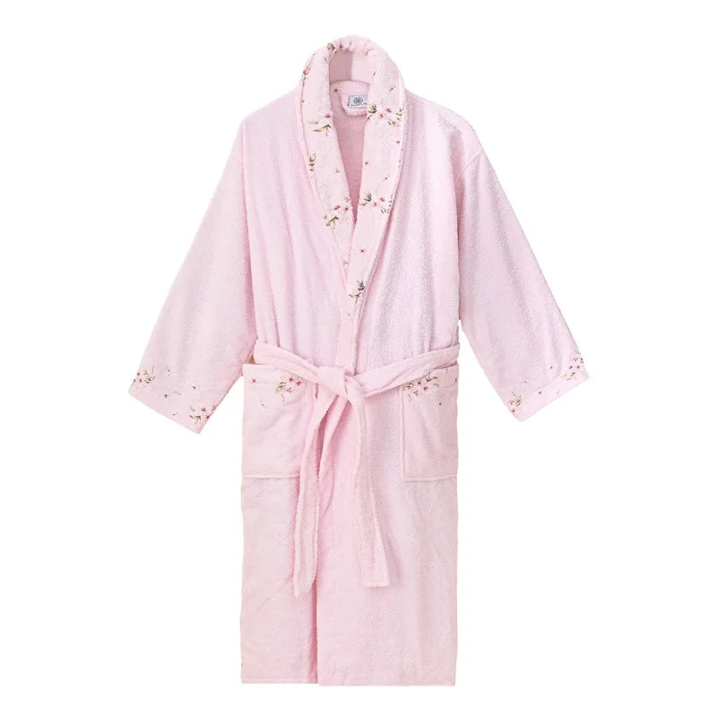 Rose Cotton Bathrobe