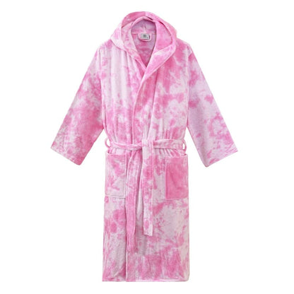 Tie-Die Cotton Bathrobe