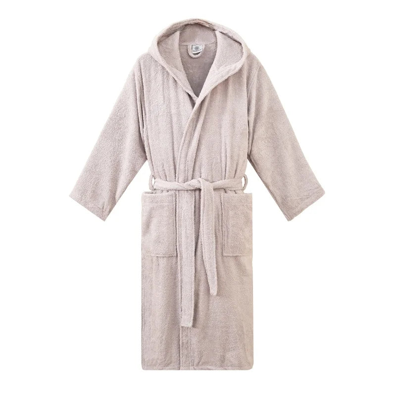 Luxury Hooded Cotton Bathrobe