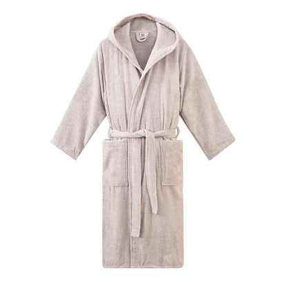 Luxury Hooded Cotton Bathrobe