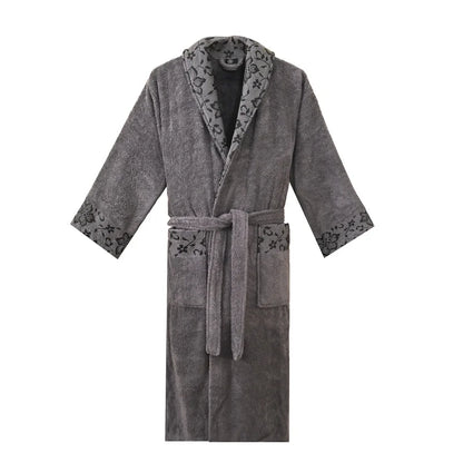 Premium Dantel Printed Cotton Bathrobe