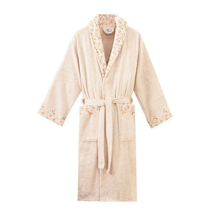 Fall Style Printed Cotton Bathrobe