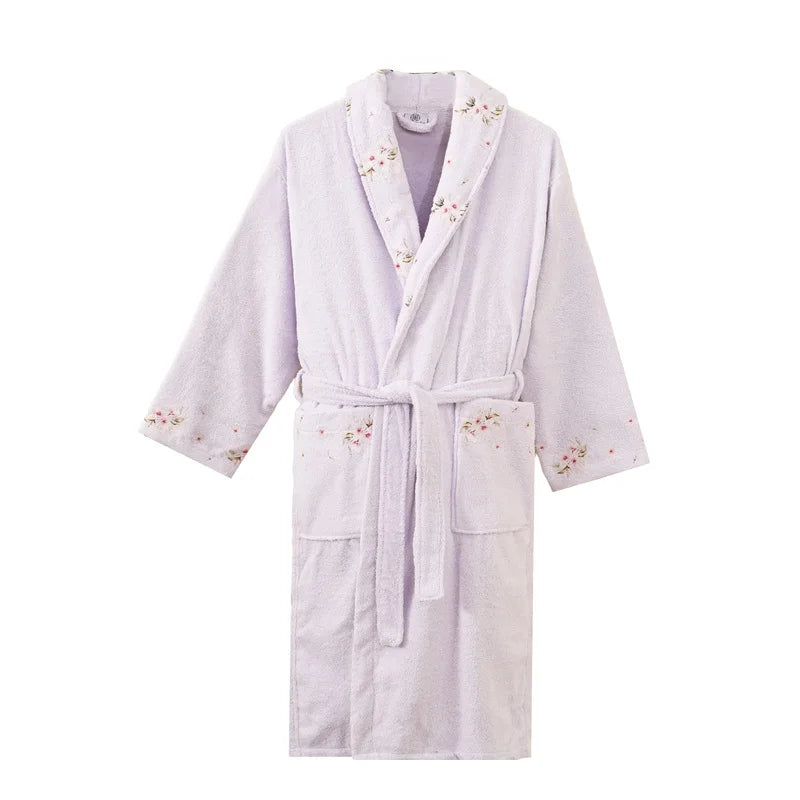 Rose Cotton Bathrobe