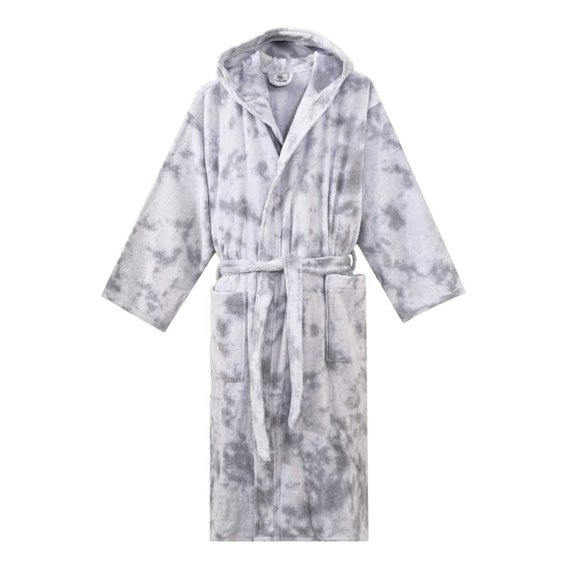 Tie-Die Cotton Bathrobe