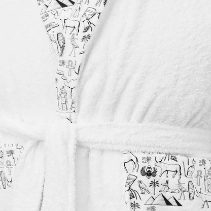 Egyptian Printed Cotton Bathrobe