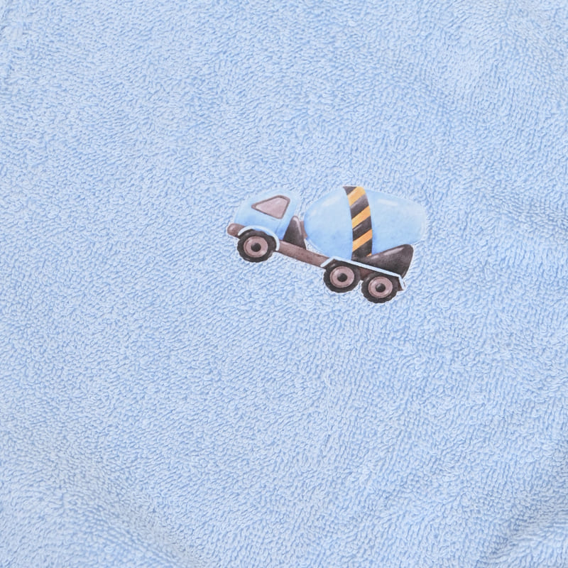 Kids Printed Hooded Bathrobe