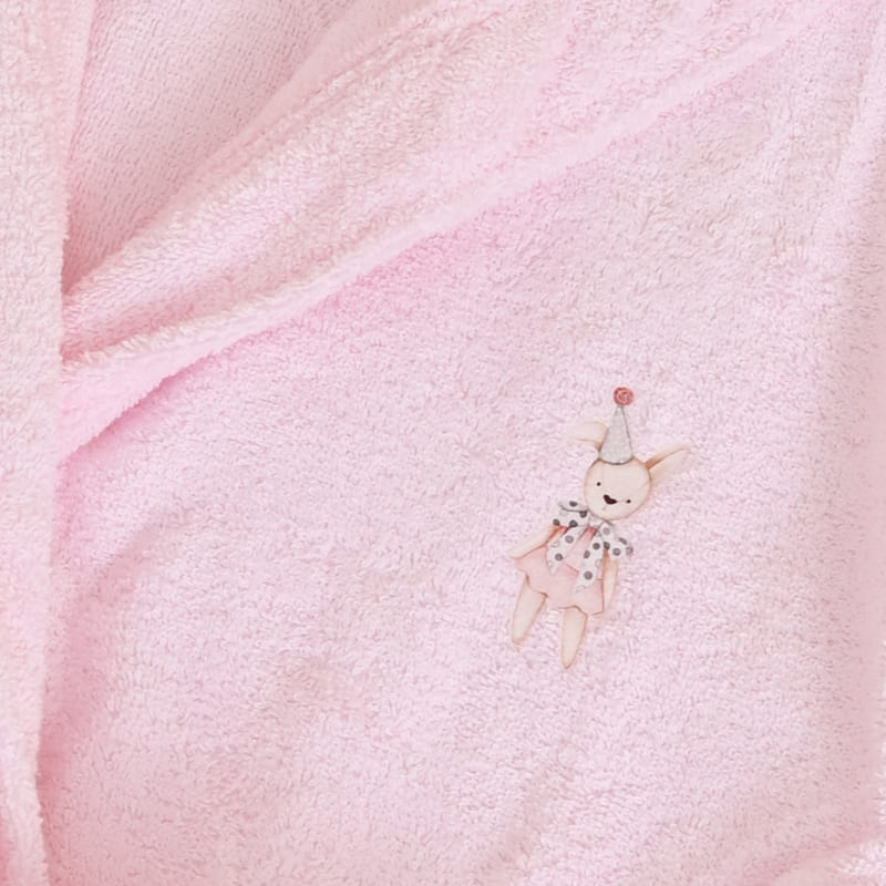 Kids Printed Hooded Bathrobe