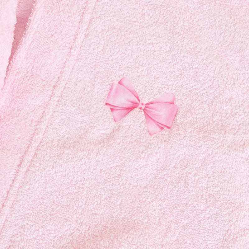 Kids Printed Hooded Bathrobe