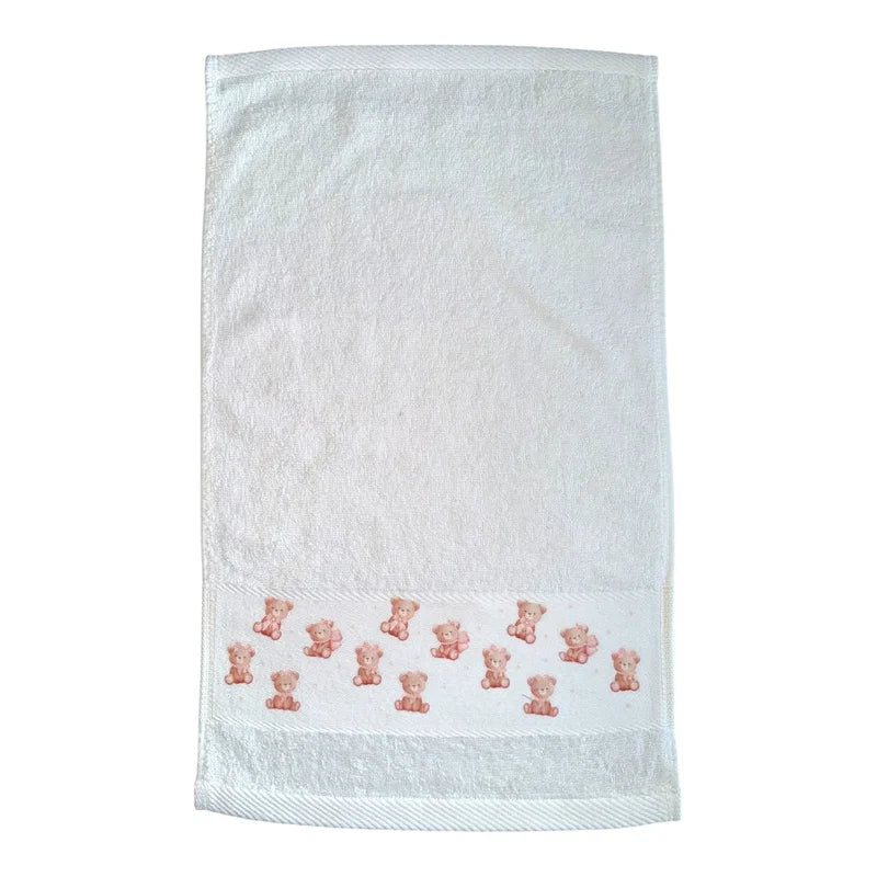 Kids Girl Bath & School Towel Set – 6 Pieces (30 × 50 cm)