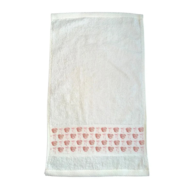 Kids Girl Bath & School Towel Set – 6 Pieces (30 × 50 cm)