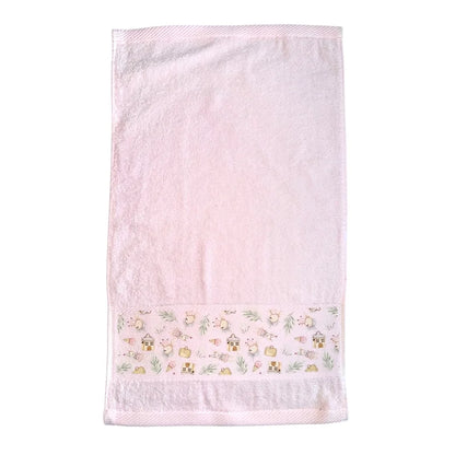 Kids Girl Bath & School Towel Set – 6 Pieces (30 × 50 cm)