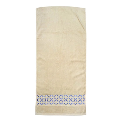 Blue Tile Design 1 - Towel Set 3 Pieces