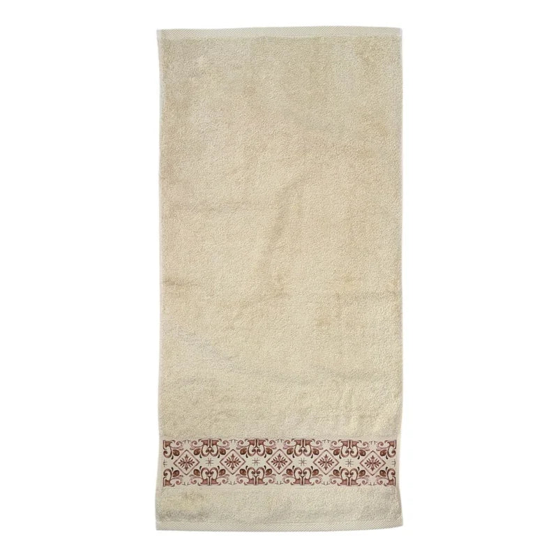 Brown Tile Design 2 - Towel Set 3 Pieces