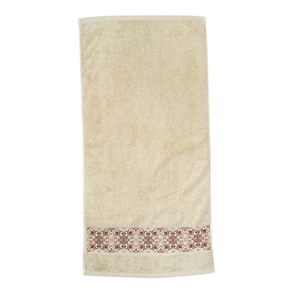 Brown Tile Design 1 - Towel Set 3 Pieces