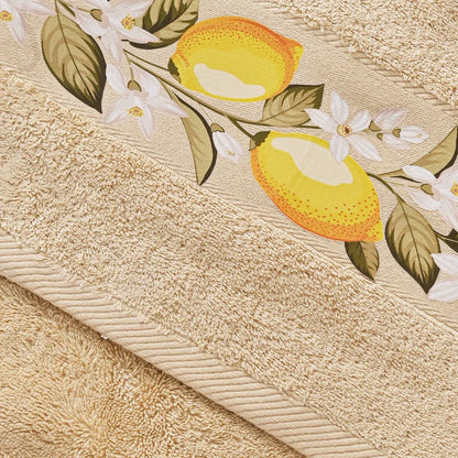 Olive-Lemon 1 - Towel Set 3 Pieces