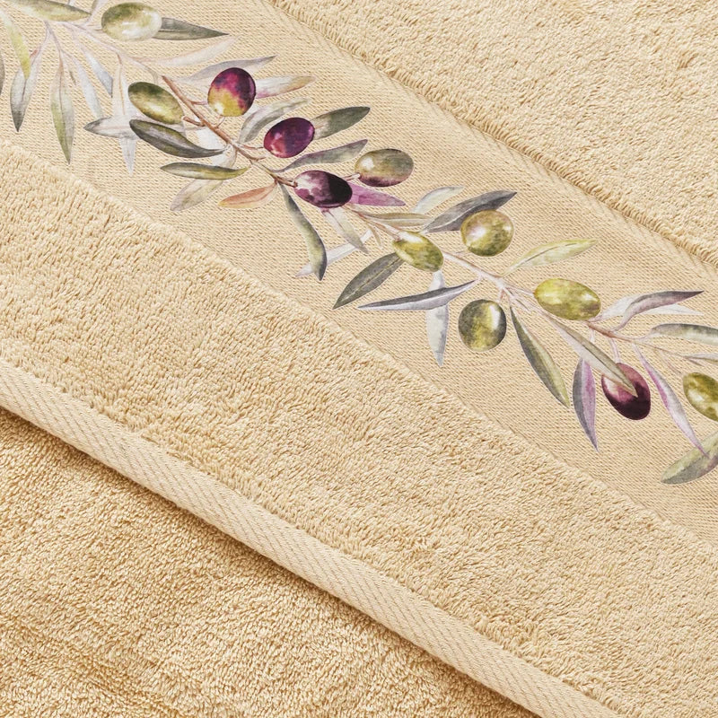 Olive-Lemon 1 - Towel Set 3 Pieces