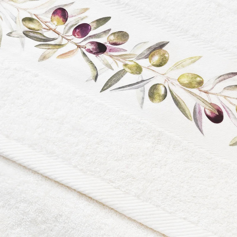 Olive-Lemon 2 - Towel Set 3 Pieces