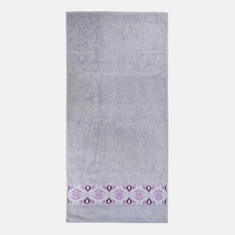 Purple Tile Design - Towel Set 3 Pieces