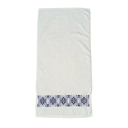Navy Tile Design 2 - Towel Set 3 Pieces
