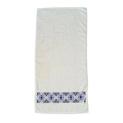 Navy Tile Design 2 - Towel Set 3 Pieces