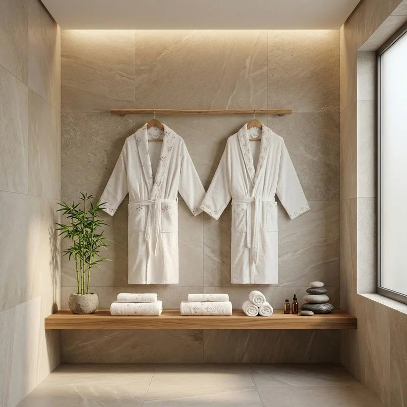 Premium Second Bathrobe and Towel Set (6 Pieces)