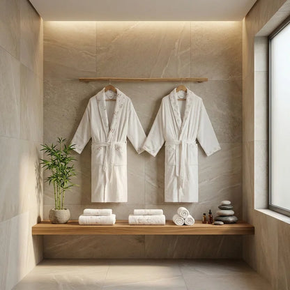 Premium Second Bathrobe and Towel Set (6 Pieces)