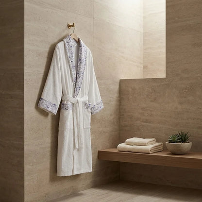Egyptian Printed Cotton Bathrobe